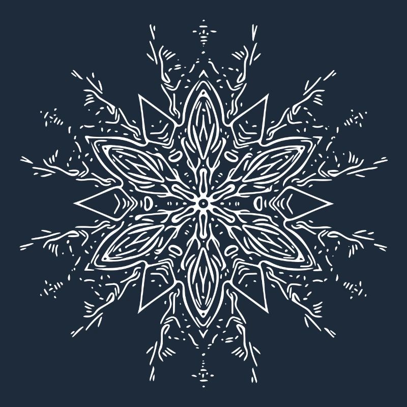 Mandala Flower Pattern Lines Forme abstraite
