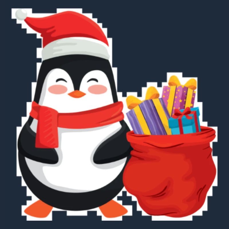 Pingouin de Noël