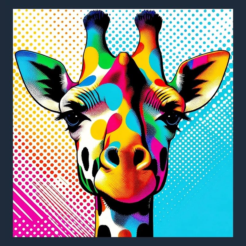 Girafe Pop Art