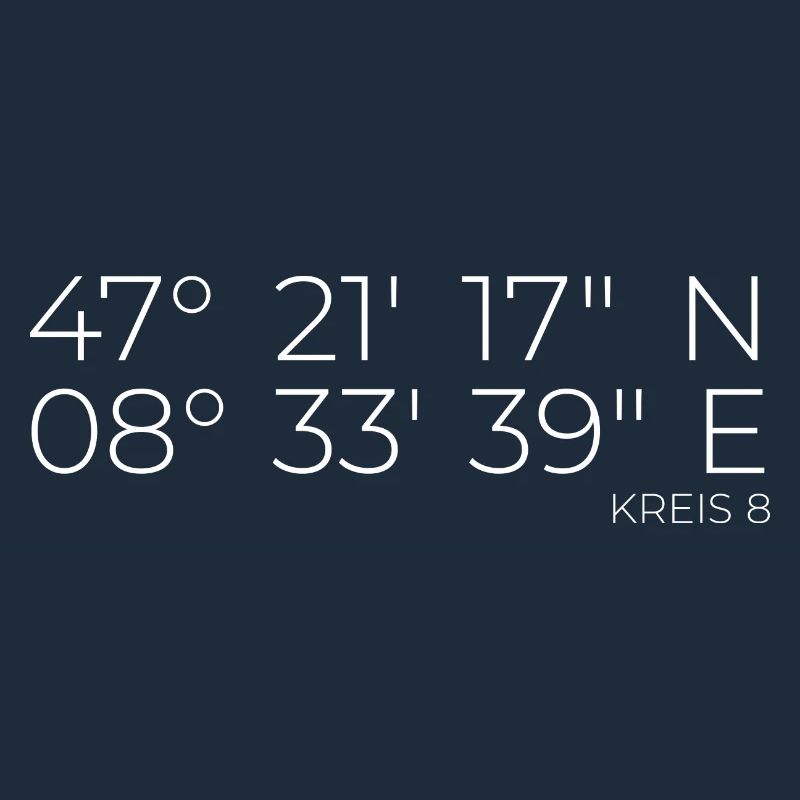 Coordinates District 8 Zurich