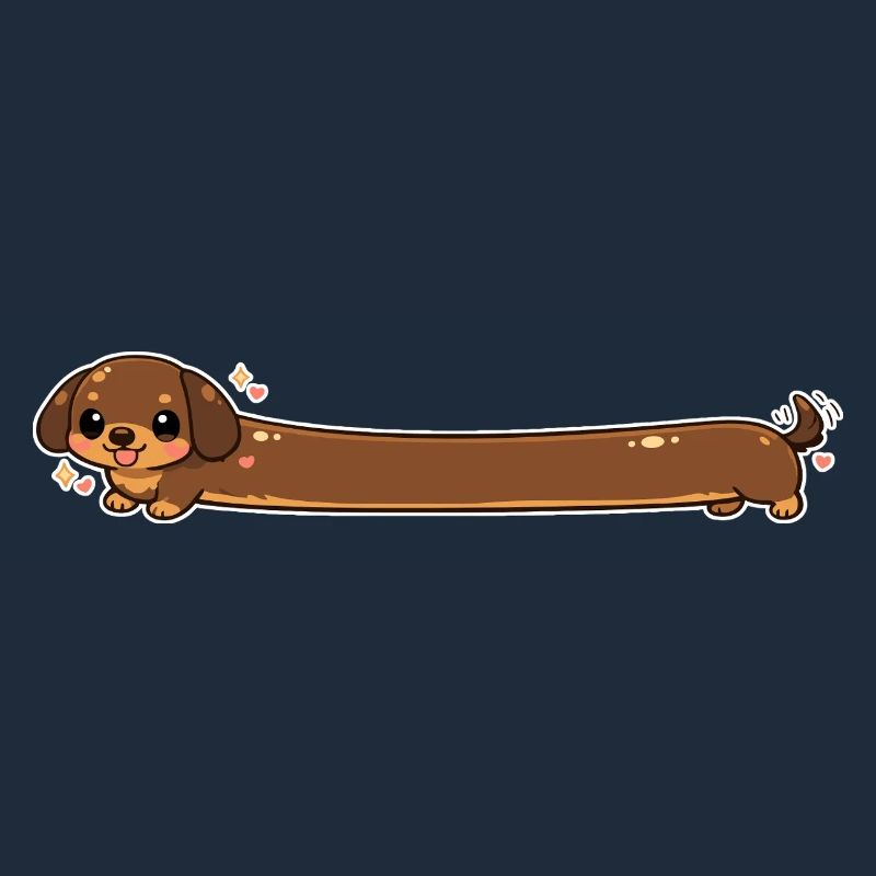 Long, teckel mignon