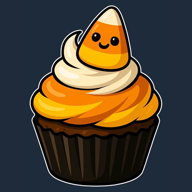 CandyCorn Cupcake Charm
