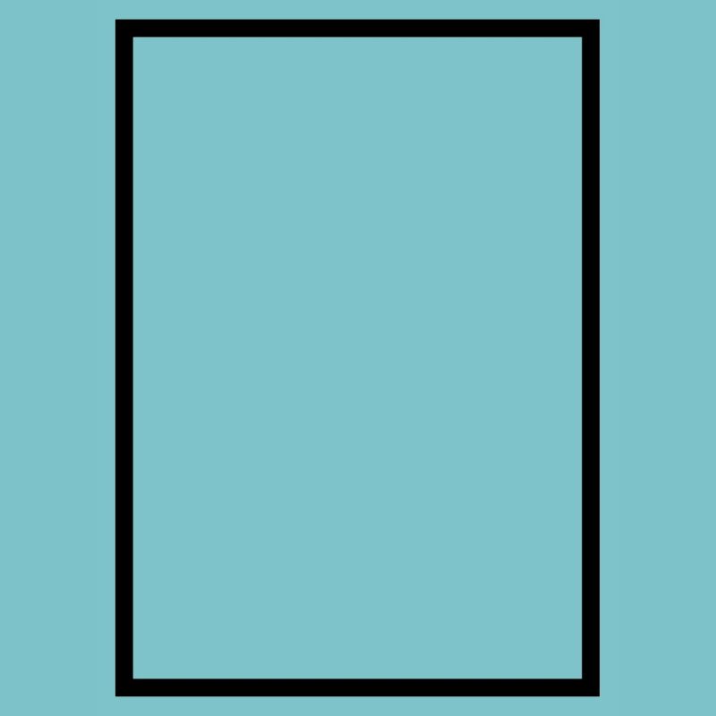 Mathématiques - icône rectangle