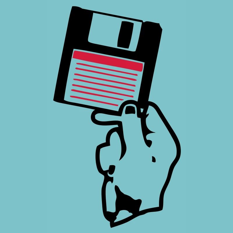 Diskette scheibe Disco Hand in Hand