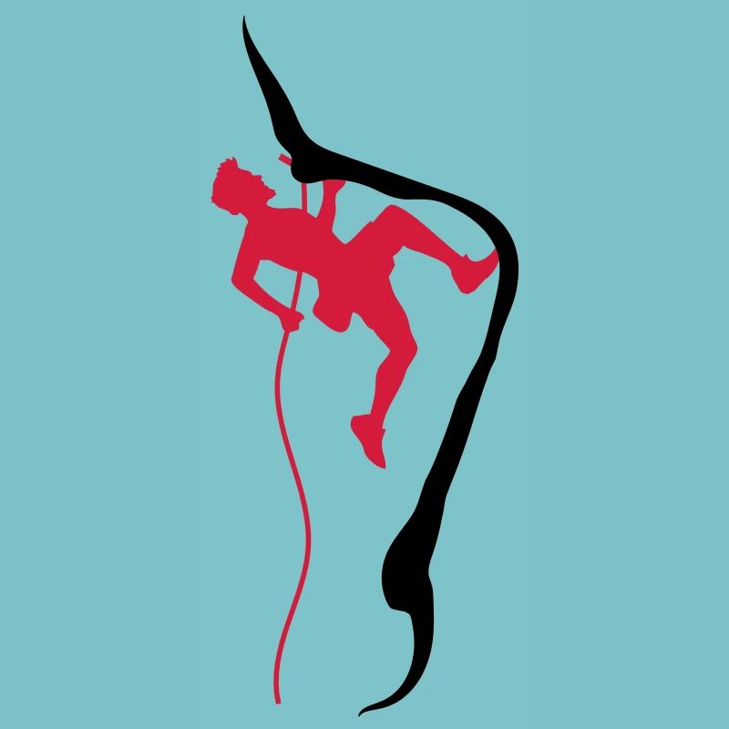 Climbing rope climber