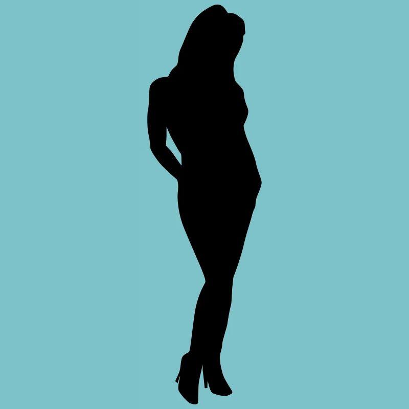 Frau Körper Silhouette Vektor-Design