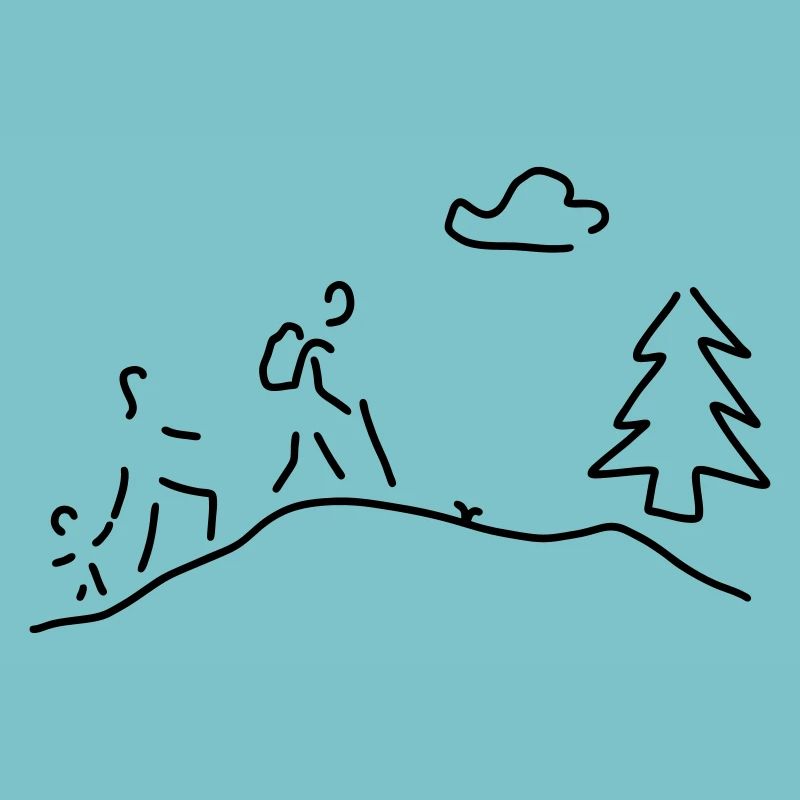 wandern oder walking