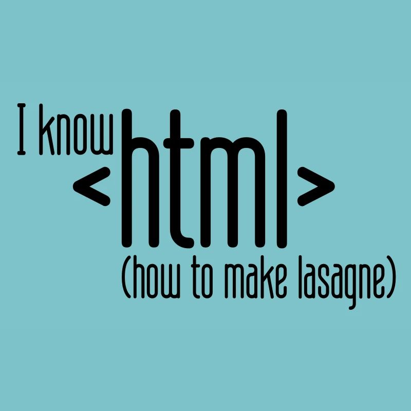 I know HTML