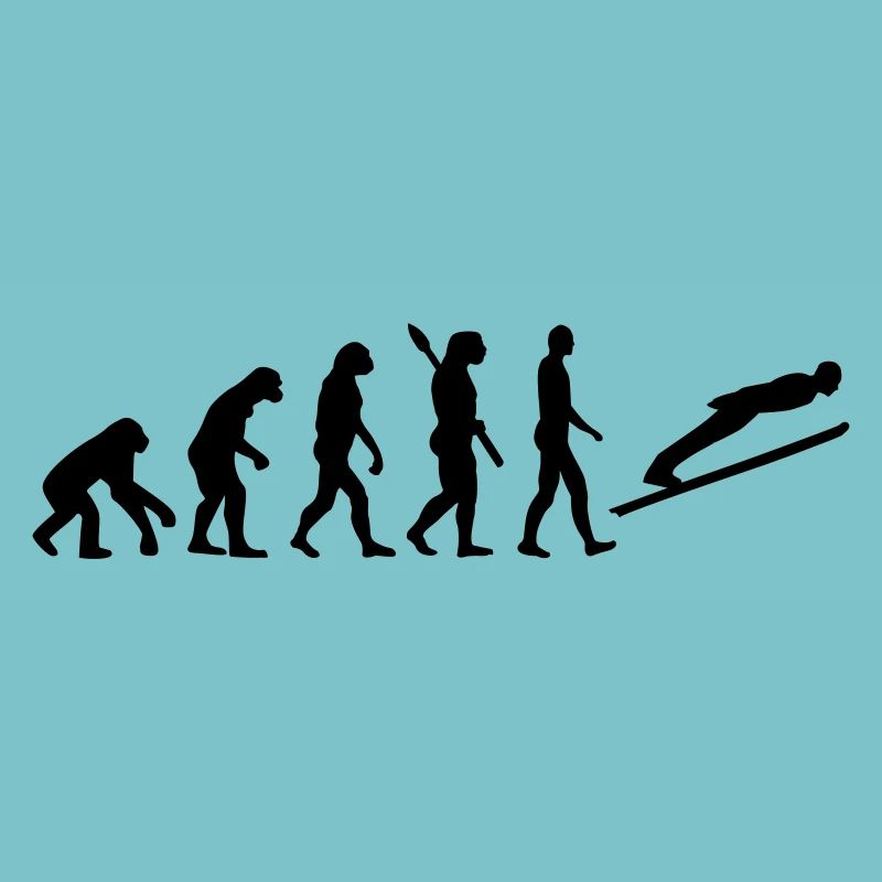 Evolution Ski-jumping