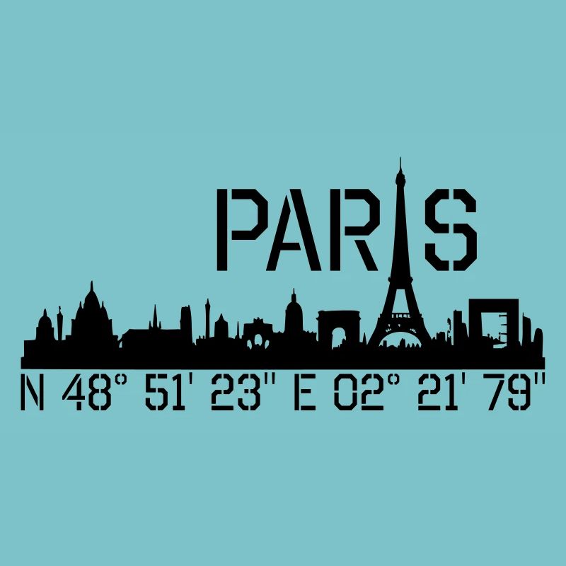 Paris coordinates N 48 ° 51 '23' 'E 02 ° 21' 79 ''