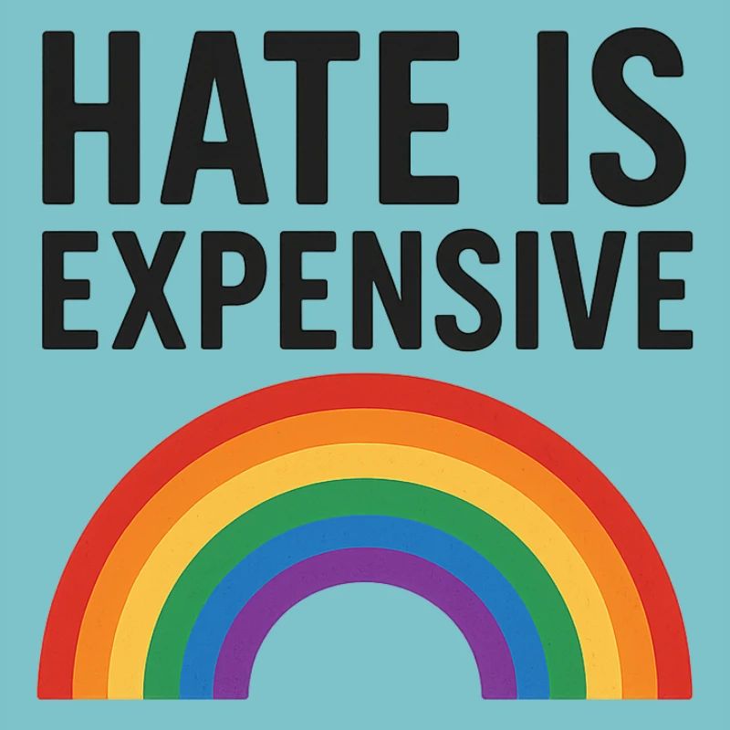 Hate Is Expensive Rainbow