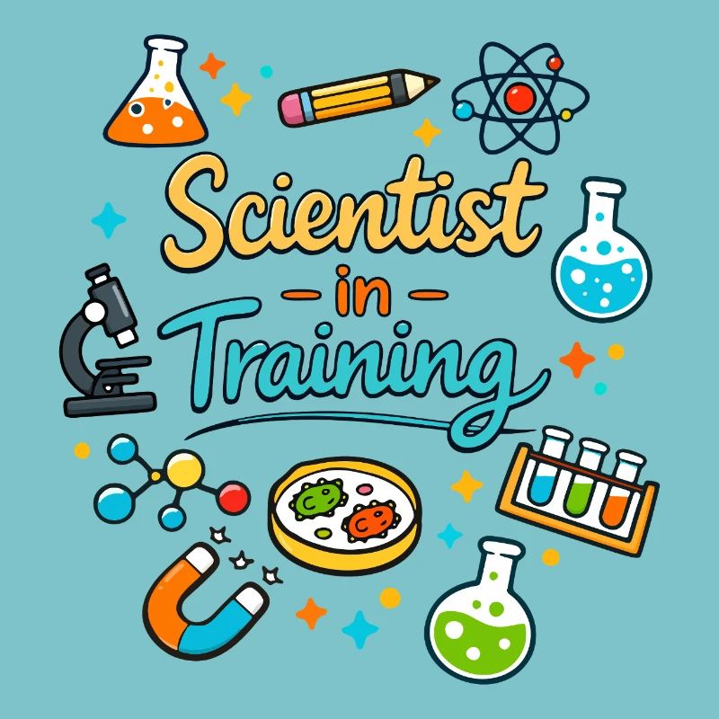 Junger Wissenschaftler in Ausbildung