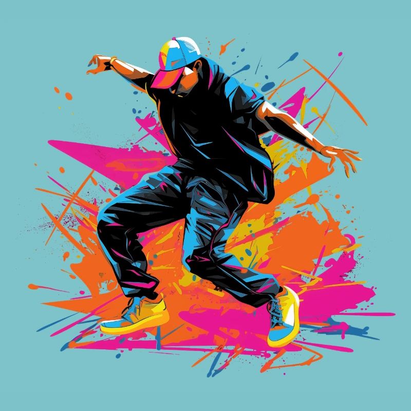 Synthwave rétro B Boy