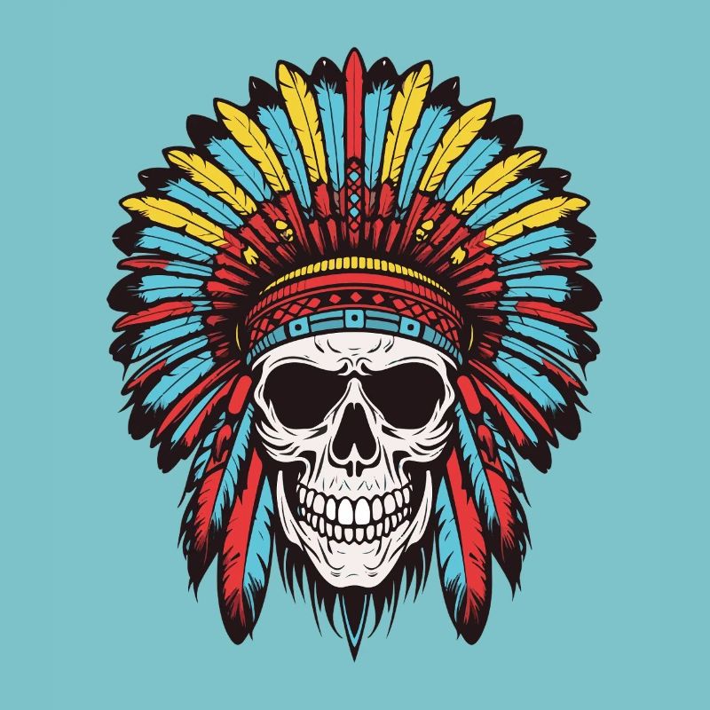 Crâne de chef indien Apache