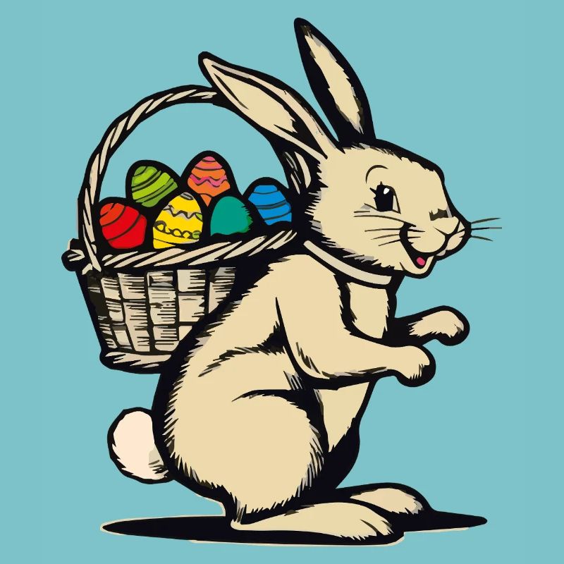 Retro Easter Bunny
