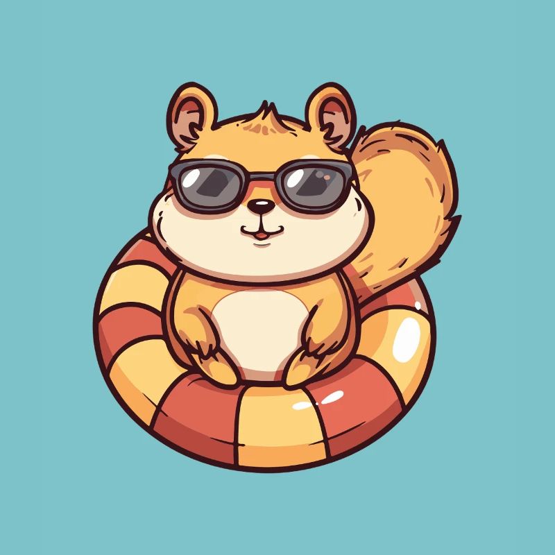 Eichhörnchen Comic Cool