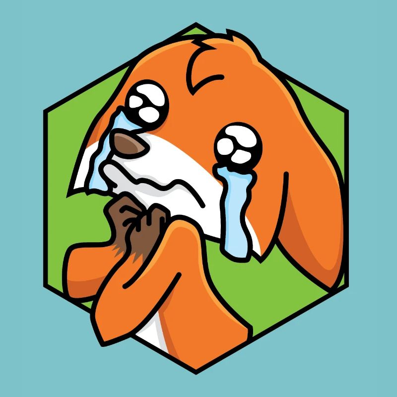 Sad little fox
