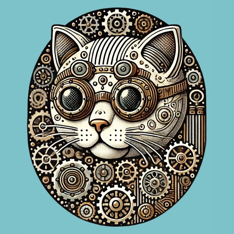 Steampunk Kitty Cat