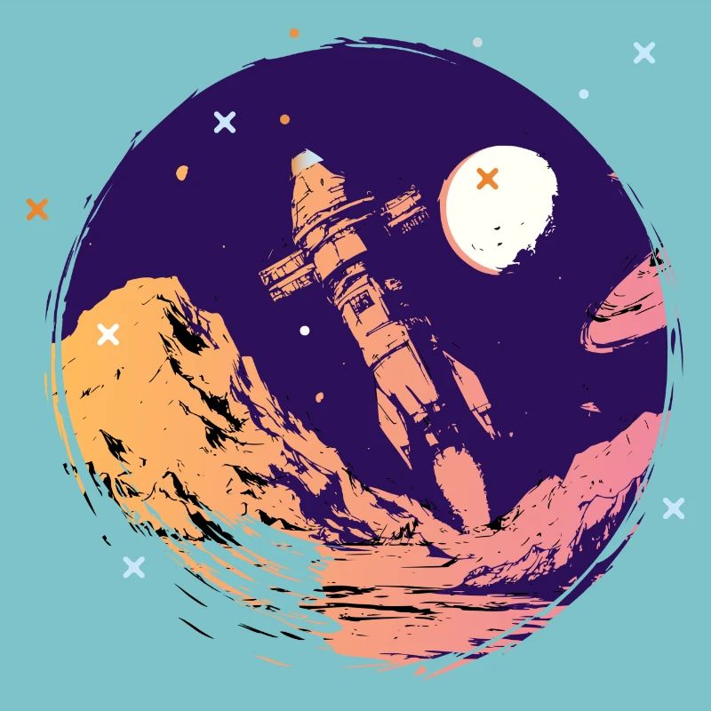 rocket space space school start Go space nerd