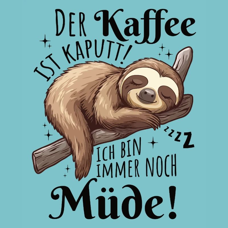 The coffee is broken sloth