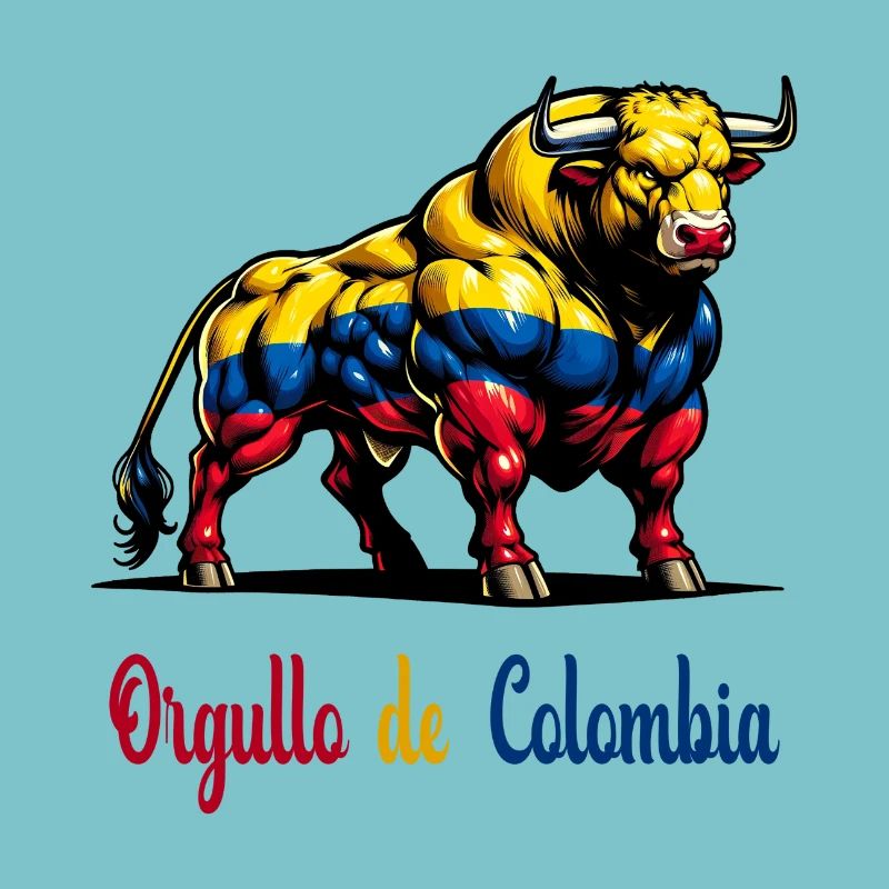 C'est la fierté du drapeau de la Colombie