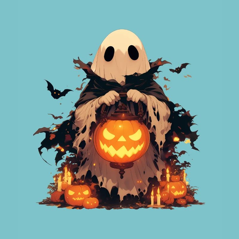 Ghost Ghost Halloween citrouille lanterne cadeau