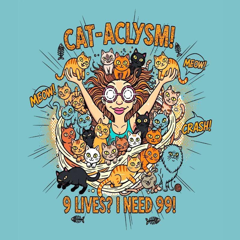 CAT-ACLYSM! 99 Katzen Chaos - Comic