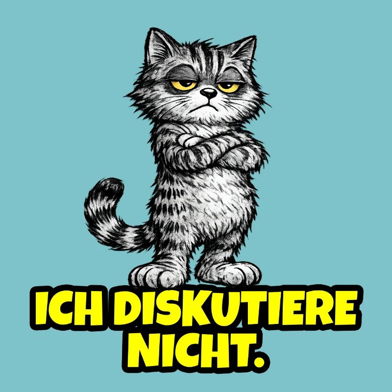 Ich diskutiere nicht. – Grumpy Katze (CAT)