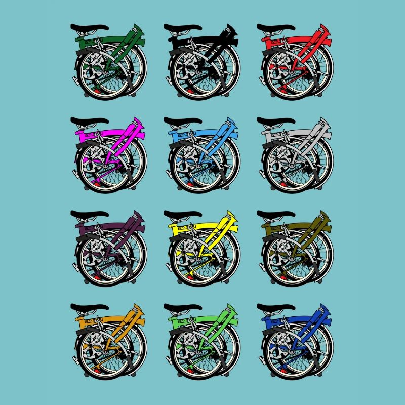 Brompton Bicycle Folded