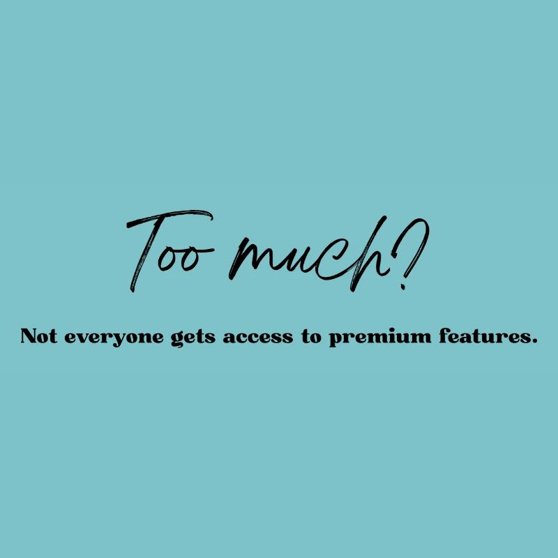 Not too much