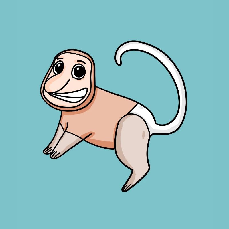 Proboscis Monkey Monkey Monkey