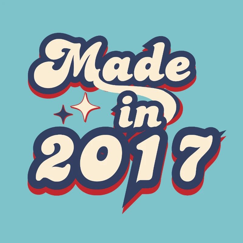 Made in 2017 retro