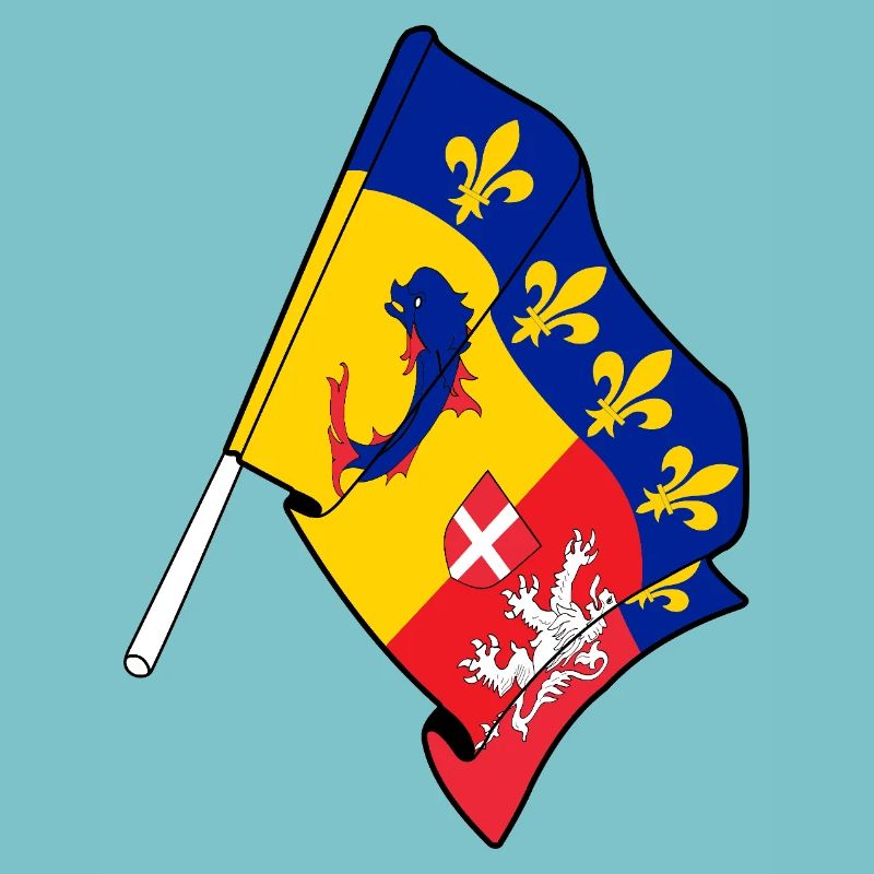 Drapeau du Rhône-Alpes