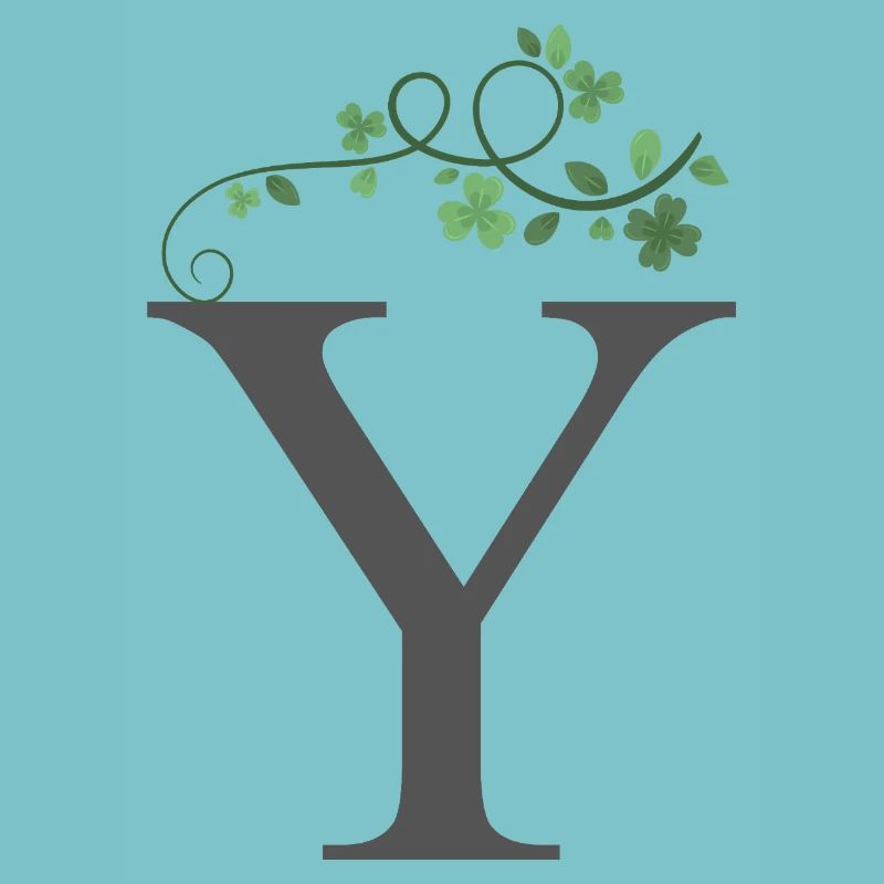 Y with shamrocks