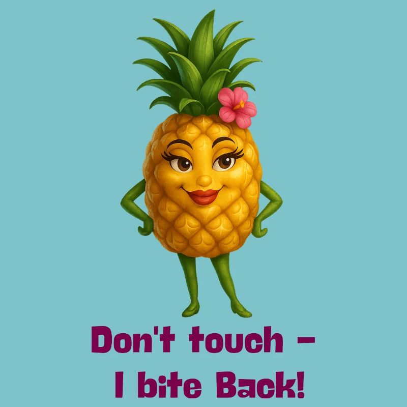 Don't touch pineapple