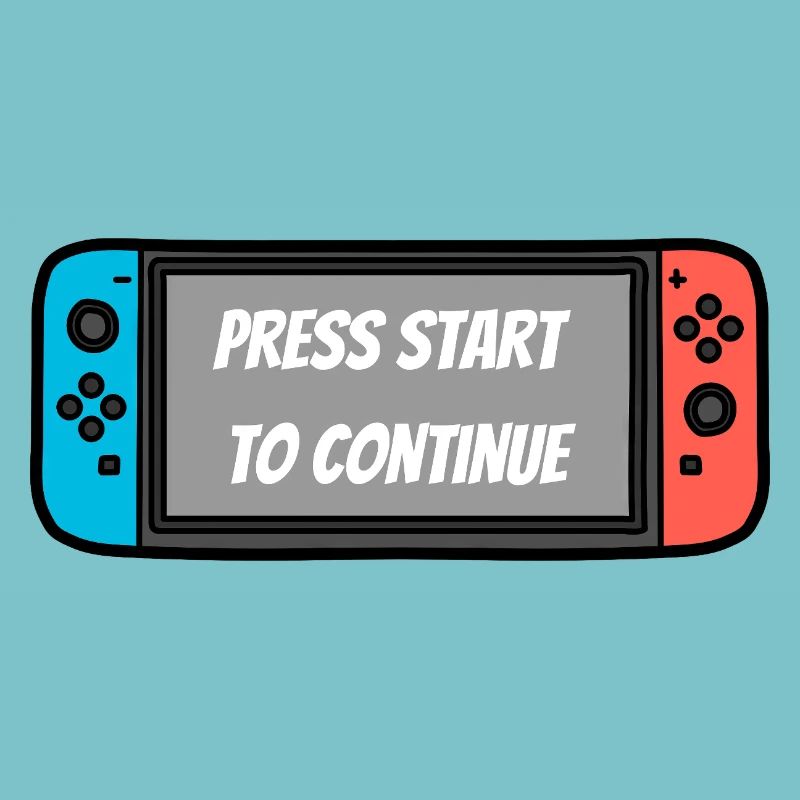 Press Start to Continue – Switch style