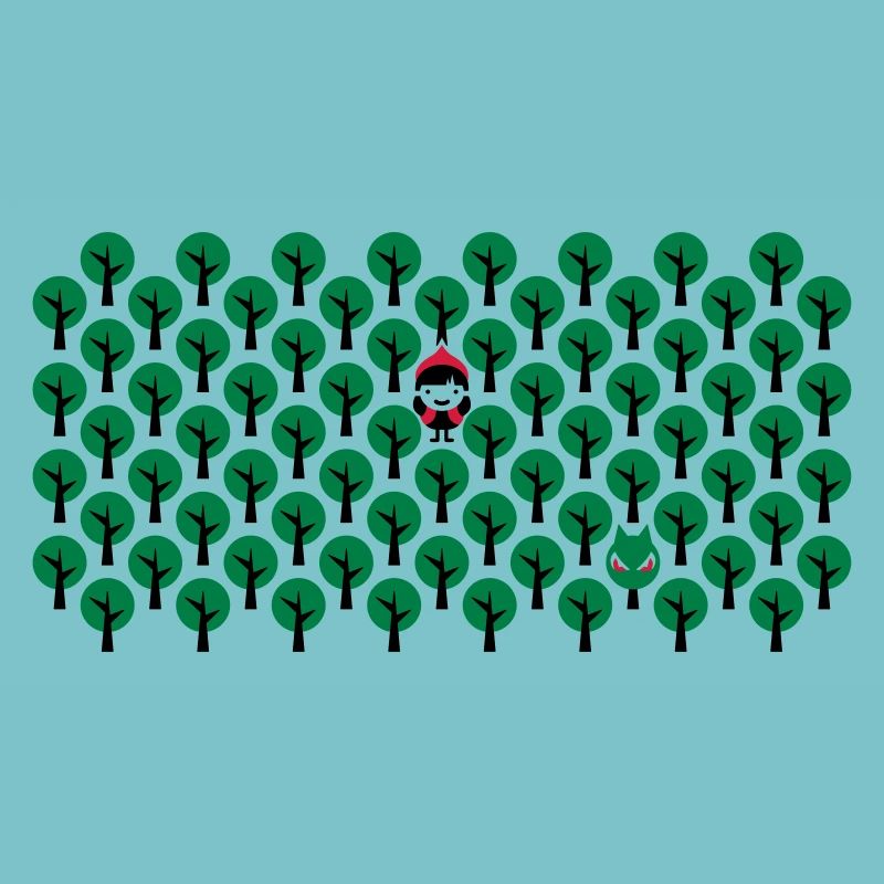 Fairytale - Rotkaeppchen - Märchen - Wolf - Quer