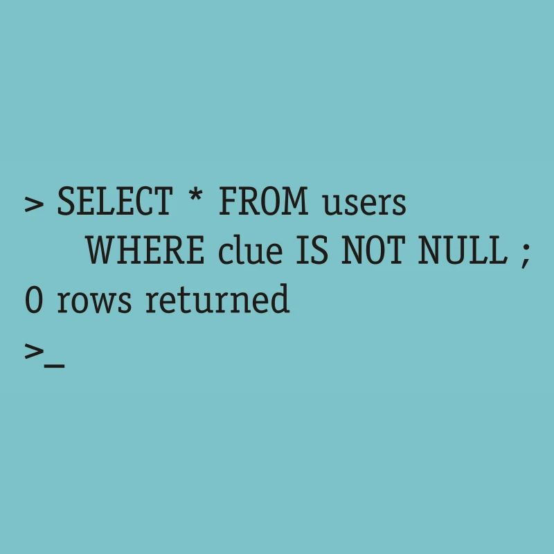 SQL No Clue