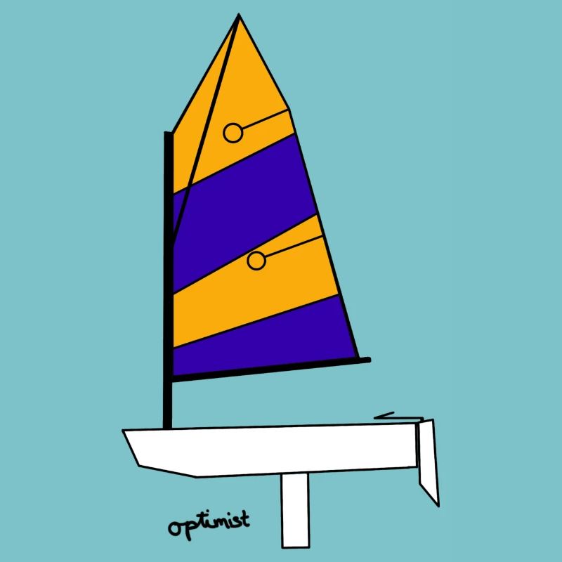 Optimist Segelboot Variante 1