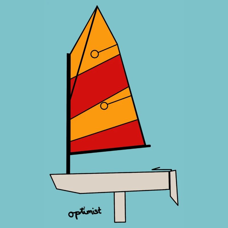 Optimist Sailboat