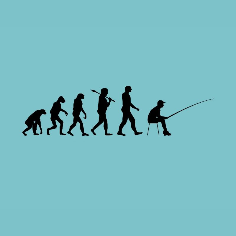 Evolution pêcheurs cadeau de pêche