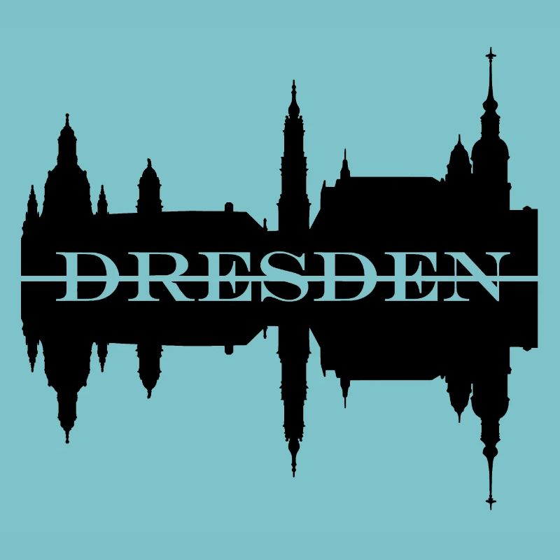 Silhouette de skyline de Dresde