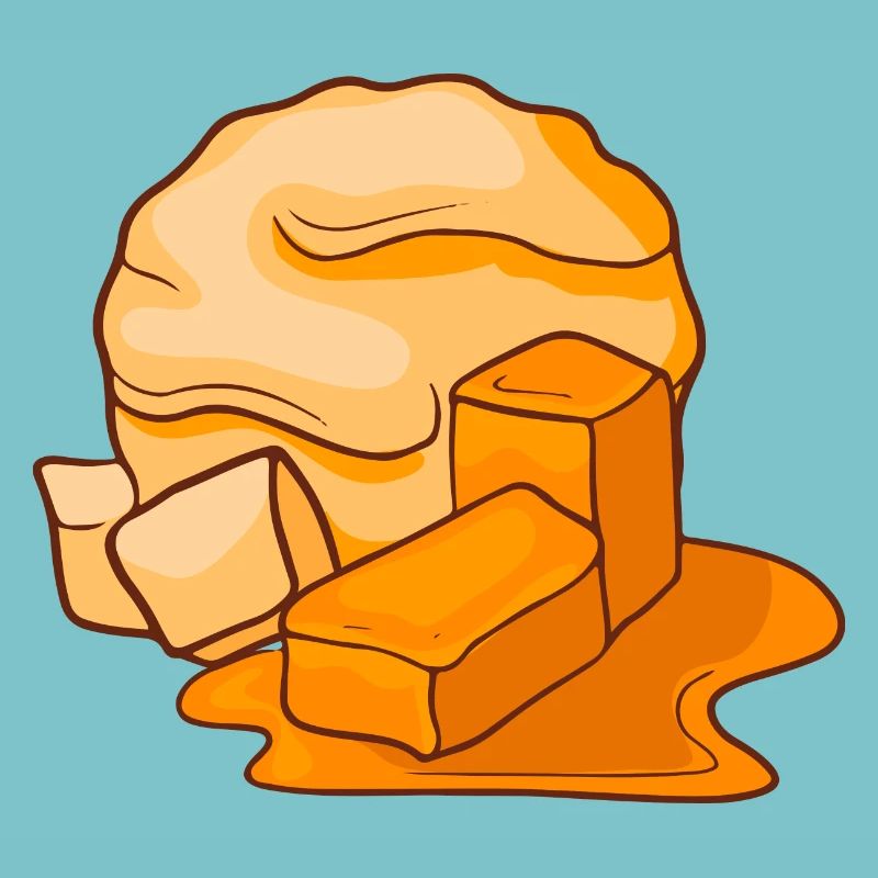 Karamell Eis Speiseeis Eiskrem Eiscreme Kugeleis