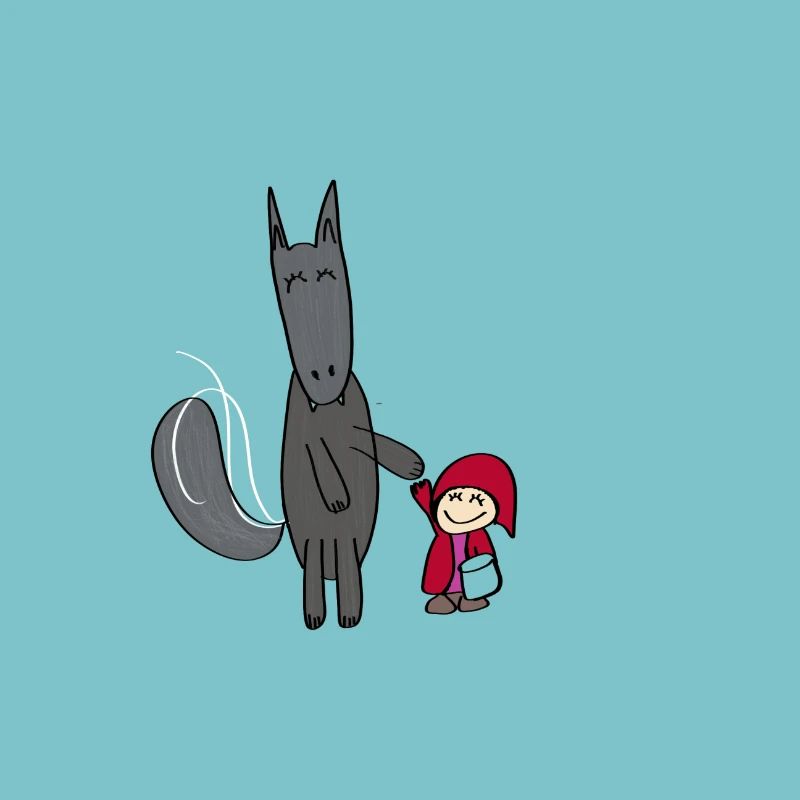 Der Wolf und Rotkäppchen