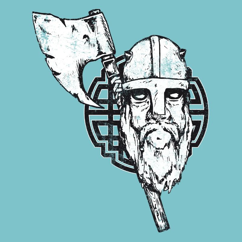 Wikinger mit Axt und Knoten - crashed