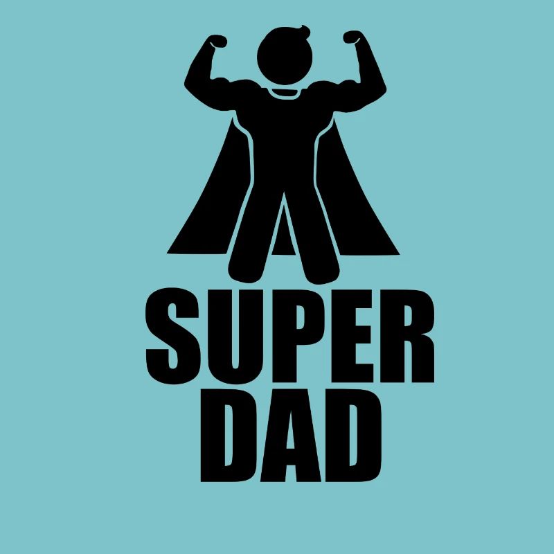 "SUPER DAD" Tshirt - Geschenkidee