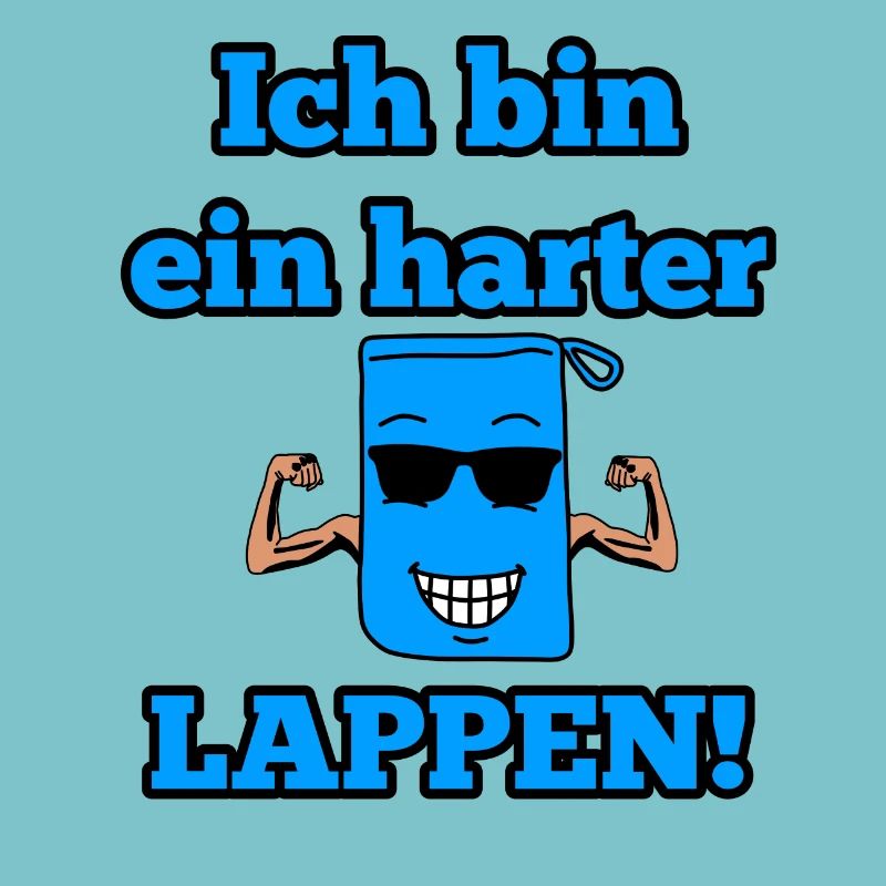 "Ich bin ein harter Lappen" Tshirt - Geschenkidee