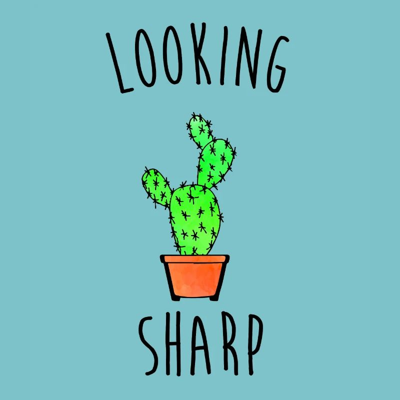 Looking Sharp Cactus Pun