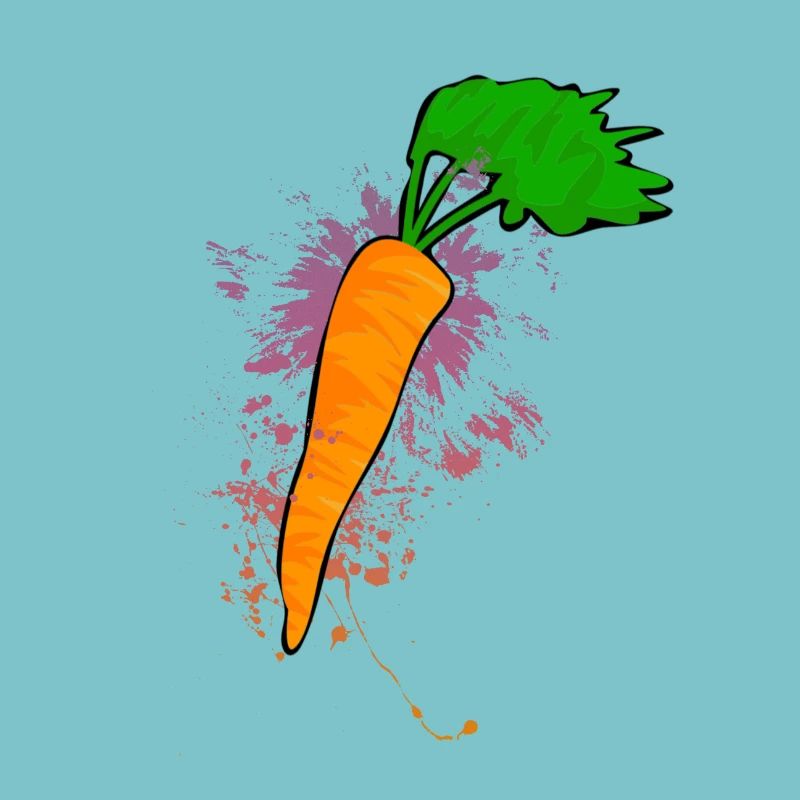 Explosion de couleur carottes