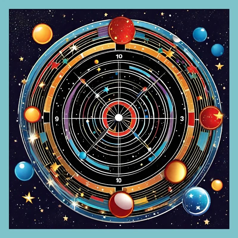 Précision planétaire - Jeu de fléchettes Galaxy